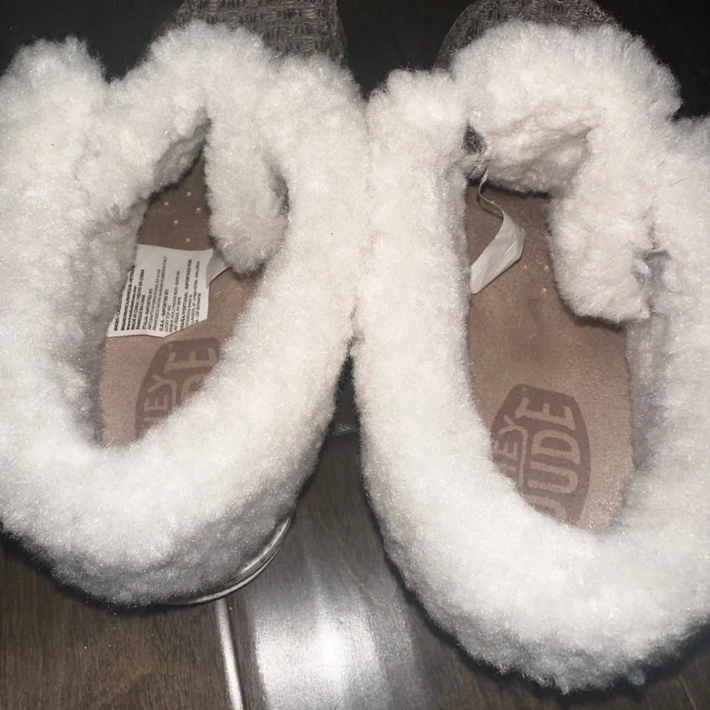 Hey Dude Wendy Fold Over Cozy Boot Sherpa Lined Winter Slip On Sneaker Size 7